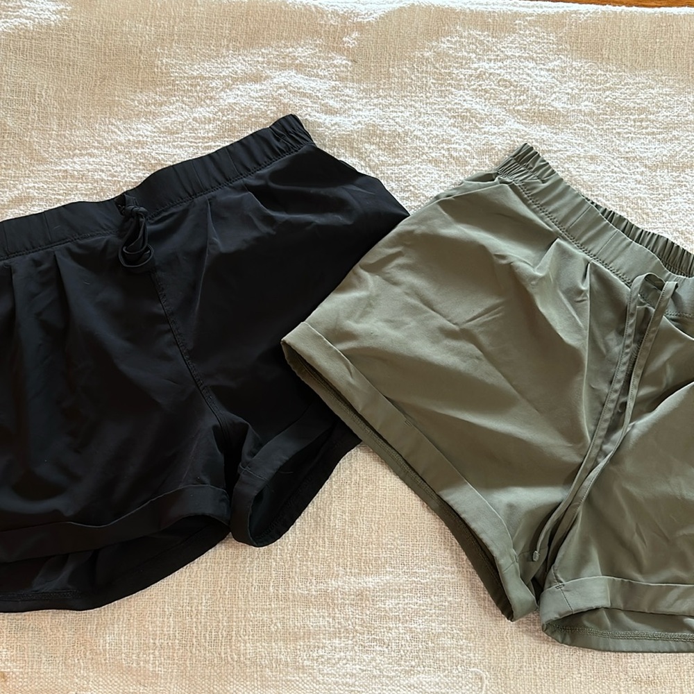 Two Pairs of Zyia Athletic Shorts
